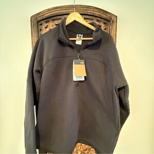 Men’s The North Face Black Jacket- NWT 1/2 zip size large